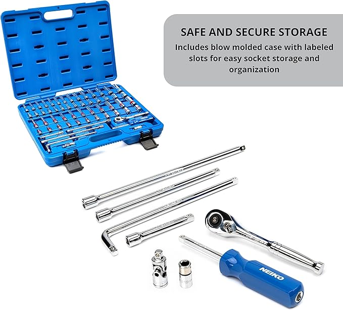 GearMax™ 58-Piece Ratchet & Socket Set