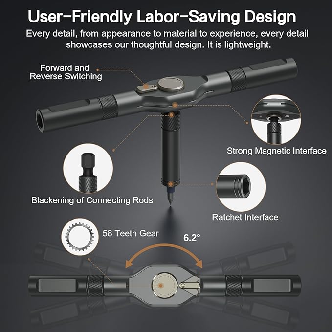 Bomivoi™ 42-in-1 Flexible Ratcheting Screwdriver Set