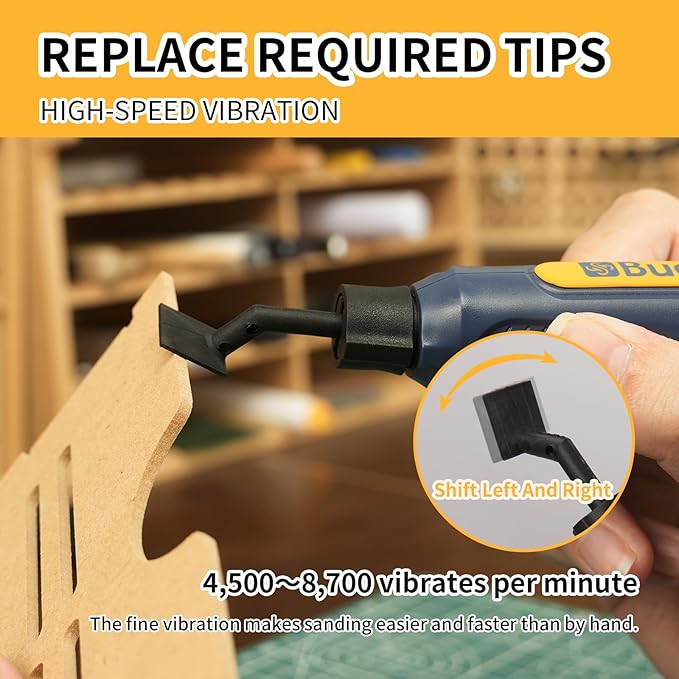 MicroGlide™ 5-Speed Mini Sander Pen