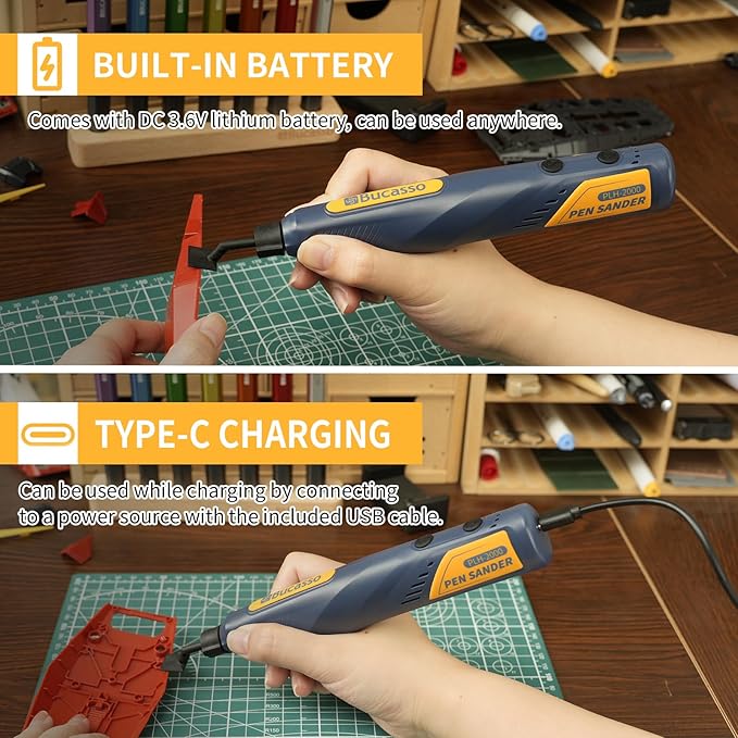 MicroGlide™ 5-Speed Mini Sander Pen