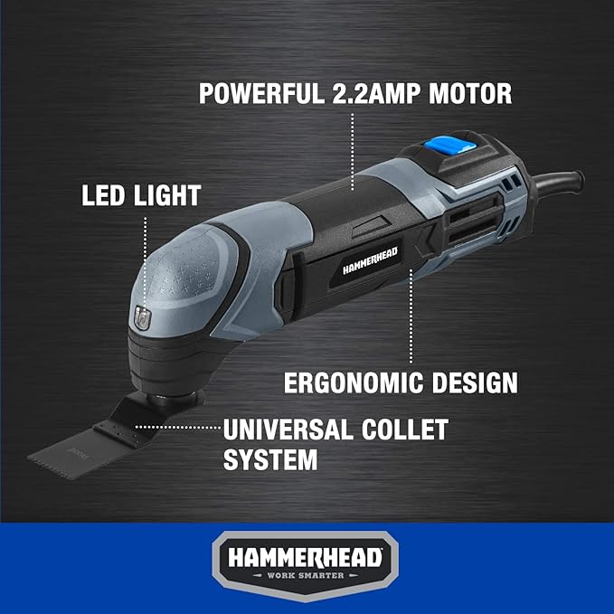 Hammerhead™ 2.2-Amp Oscillating Multi-Tool